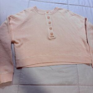 NWOT Citizens of humanity Women's melon Button-Up Sweater sz S